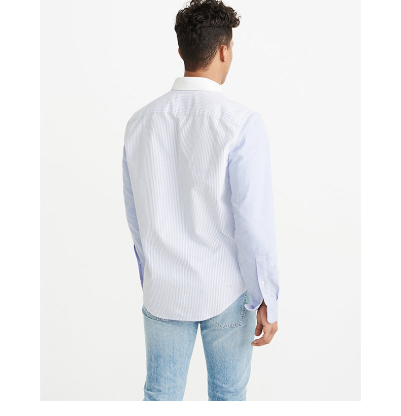 Abercrombie & Fitch Áo khâu nam Oxford 215950-1 AF áo sơ mi công sở