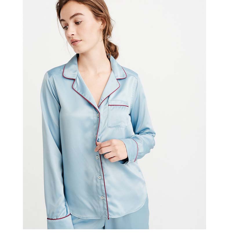 Bộ đồ ngủ dài tay Abercrombie & Fitch Women 232569-1 AF quan lot nam