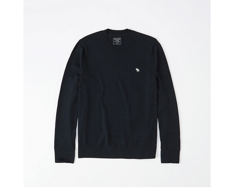 Áo len cổ tròn đặc biệt theo mùa của Abercrombie & Fitch 197131 AF áo polo