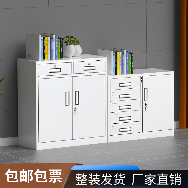 Tin Cabinet Filing Cabinet Office Information Cabinet Low Cabinet With Lock Tool Cabinet Drawer Type Small Cabinet Balcony Locker