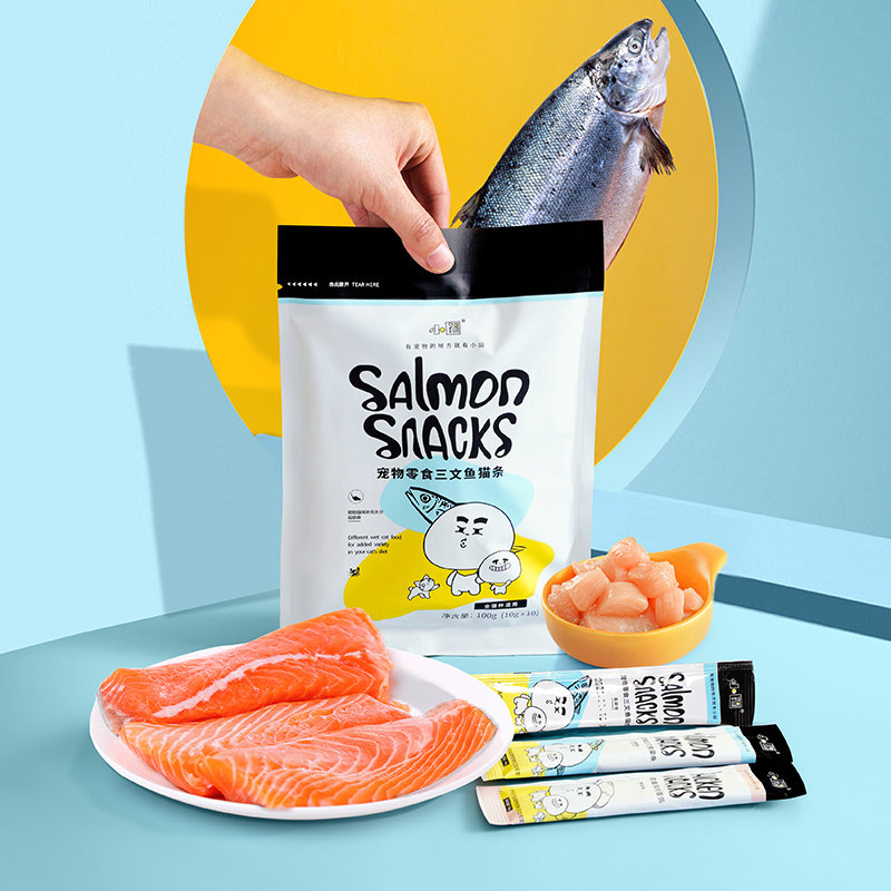 Kitty Snacks Cat Strips Nourishment Weight Gain Young Cat Snacks Into Cat Small Fish Dry Wet Grain Bag Kitty Canned Cat Snacks