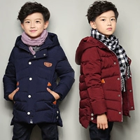 Áo khoác cotton cho bé trai mùa hè 2018 mùa đông phiên bản mới của Hàn Quốc thời trang trẻ em dày lên dày xuống hoang dã áo khoác cotton áo phao nữ lông vũ