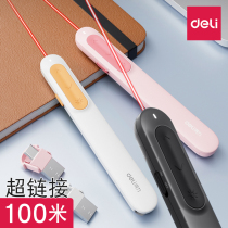 Effective page turning laser pen for teachers with multifunctional PPT remote control pen hyperlink red light MA100 touch page turner page changing courseware slide show lecture meeting office infrared pen