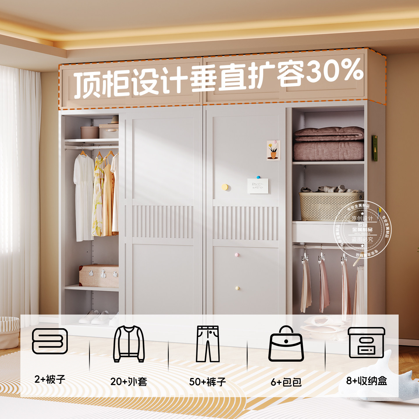 2026年小户型卧室选钢制衣柜，如何判断是否适合自家空间？