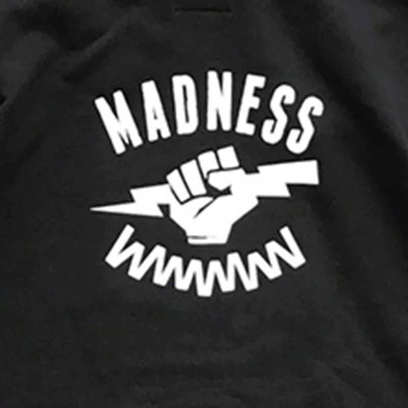 MADNESS ZIP UP HOODIE Безумный мужской худи-пальто с молнией Yu Wenle MDNS