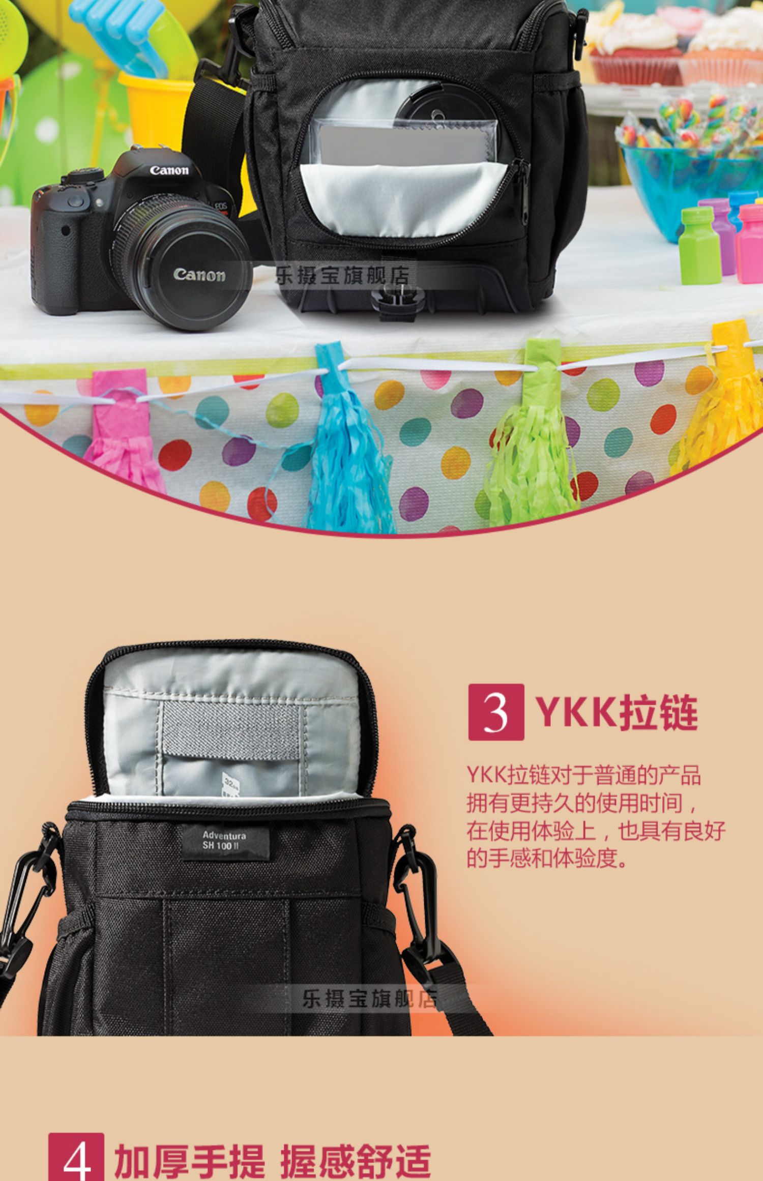 Lowepro nhà thám hiểm vi một mình túi máy ảnh vai túi lớn công suất sứ Canon Nikon Professional SLR gói - Phụ kiện máy ảnh kỹ thuật số balo caden