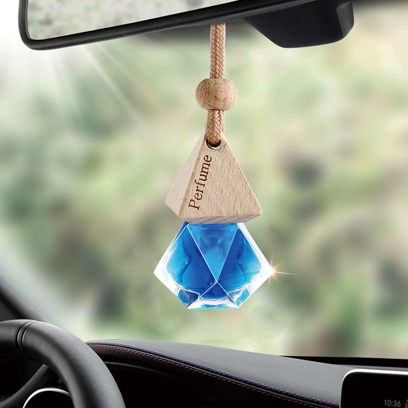 Car Perfume Pendant Empty Bottle Suspended Car Perfume Bottle Sub Pendant Essential Oil Empty Bottle Creative Fancy Perfume Bottle