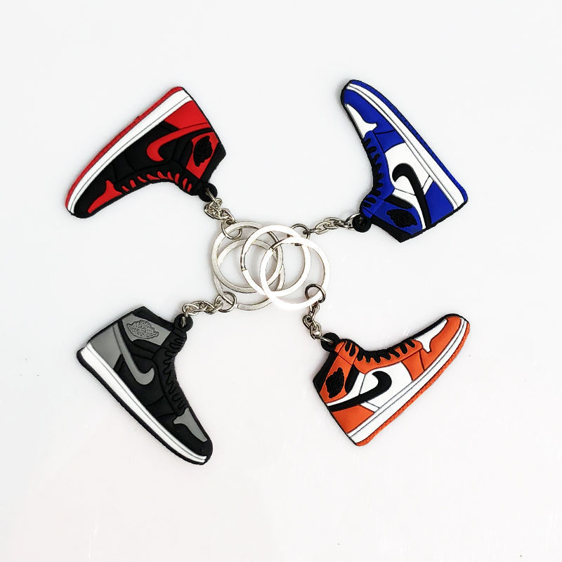 Basketball Keychain, Trapeze Backpack Pendant, Rubber Small Gift in Stock, Aj Cleat Shoe Charm, Student Gift
