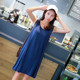 莫代尔夏季大码宽松连衣裙女背心裙胖mm加大加肥200斤可穿打底裙