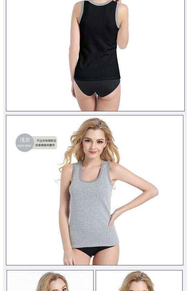 Mùa thu đông 2018 của phụ nữ có kích thước lớn cotton hoang dã ấm áp cộng với áo nhung dày Slim cổ tròn dây đeo sát đáy áo voan đẹp