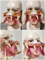 Halloween Funny Alien Whole Trick Man-Eater Mask Haunted House Bar Arcade Vault Horror Scene Props