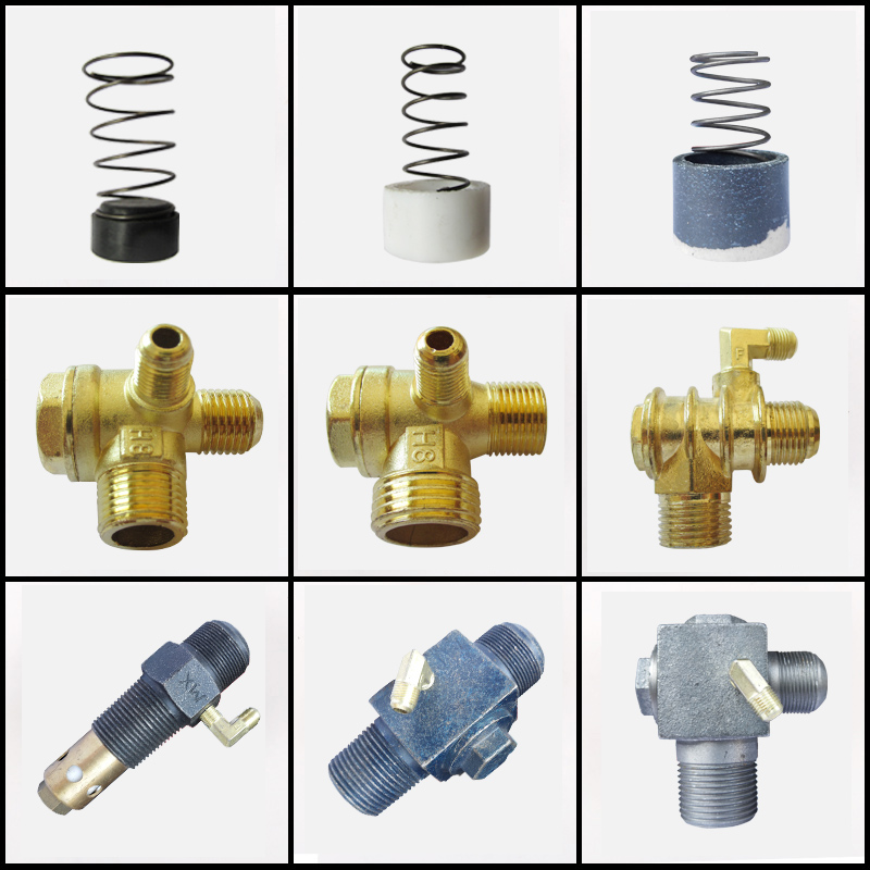 Air compressor check valve Air compressor air pump accessories check valve check valve oil-free machine tee