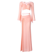 Allure Dance Belly Dance Clothing 2024 New Mesh Gentle Girly Style Practice Clothes Age-Reducing Dance Practice Group Clothing