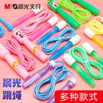 Morning light skipping rope youth training series counter childrens fitness weight loss exercise students high school entrance examination using PVC simple count skipping rope