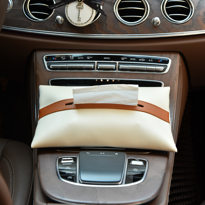 Car towels box in car toilet paper box Hanging in-car net red Benz in-car supplies BMW Audi Porsche