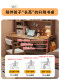 Solid Wood Desk, Bookshelf, Integrated Table, Children's Study Table, Student Writing Table, Bedroom Computer Table, Liftable Desk