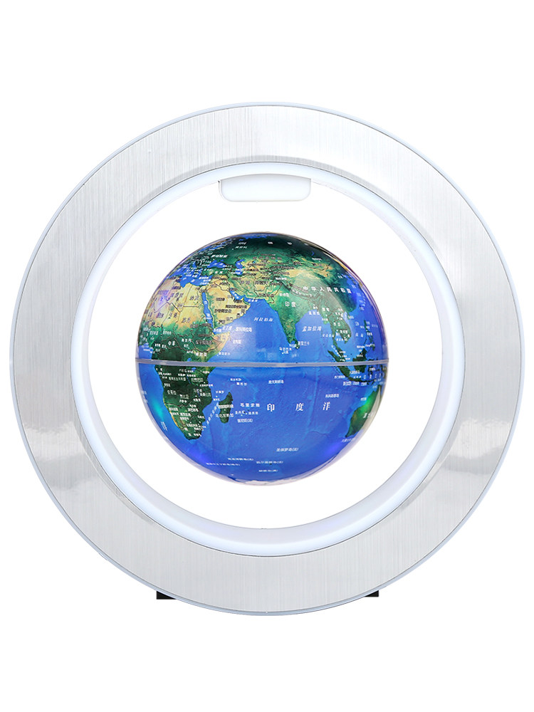Magnetic Levitation Globe Floating Ornament Home Decor Living Room Decoration Office Desk Luminous Rotating Creative Small Technology