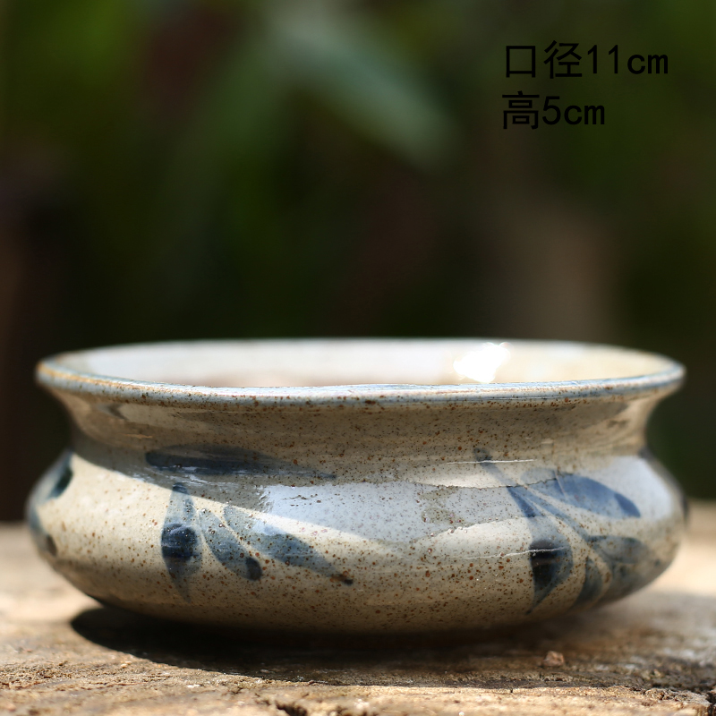Most Small platter flowerpot of ceramics in jingdezhen Korean, fleshy meat basin of creative move coarse pottery breathable wholesale