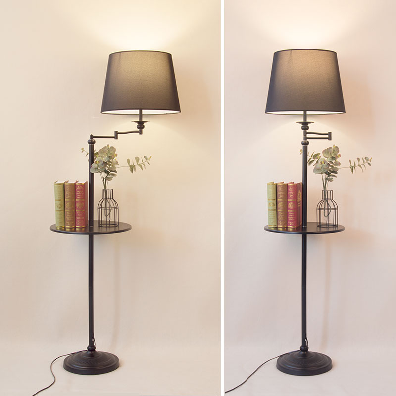 Eurostyle floor lamp minimalist Decorative Living Room Bookroom bedroom Vertical set of object tray Nordic floor lamp tea table lamp 