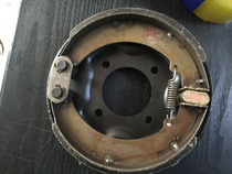 Motorcycle electric tricycle brake pad Brake disc 180 Brake pot Brake cover Brake shoe block Brake skin assembly