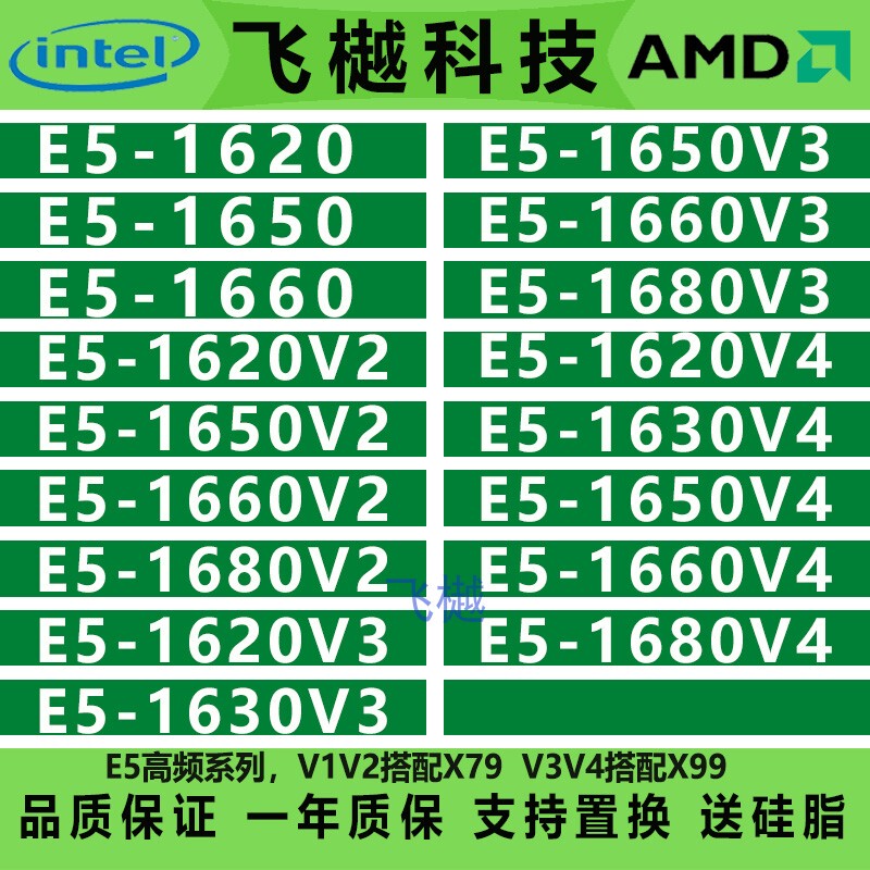 Zhiqiang E5 1620 1650 1660 1620V2 1650V2 1660 1680V2 2011V2 V3 V4