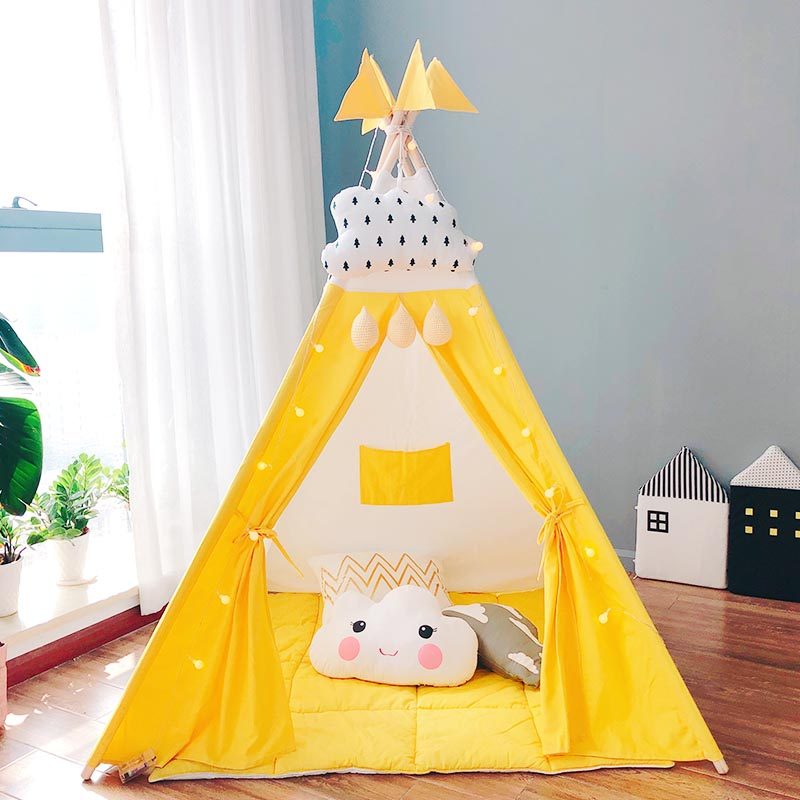 Sun Commune Children's Tent Indoor Boys Women's Game Dollhouse Home Indian House Reading Corner