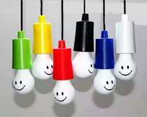 Children's tent smiley face LED outdoor camping light baby toy house tent light Japanese and Korean new hanging light night light