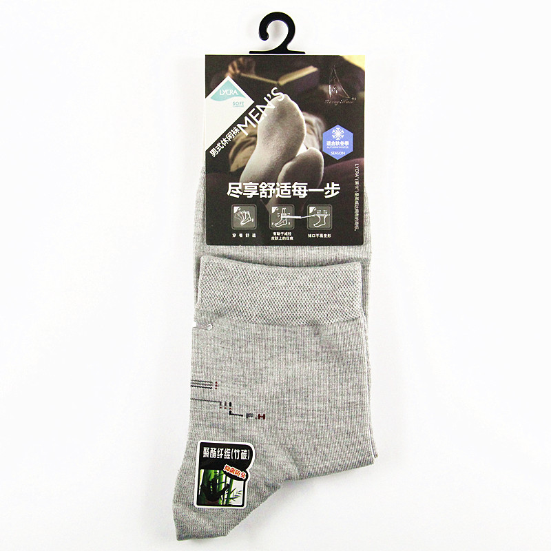 Fenghua 3F524 nam ống tre than vớ vớ kinh doanh vớ bốn mùa vớ thể thao vớ cotton vớ vớ tất đùi