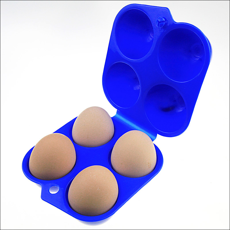 Outdoor picnic barbecue Portable egg box Foldable plastic 2-compartment egg box 4-compartment 6-piece egg tray 12-compartment egg clip