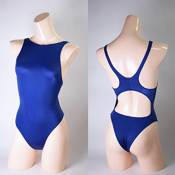 Promotional Japanese La-Pomme brand women's high fork swimsuit sexy triangle athletic swimsuit white wet water transparent