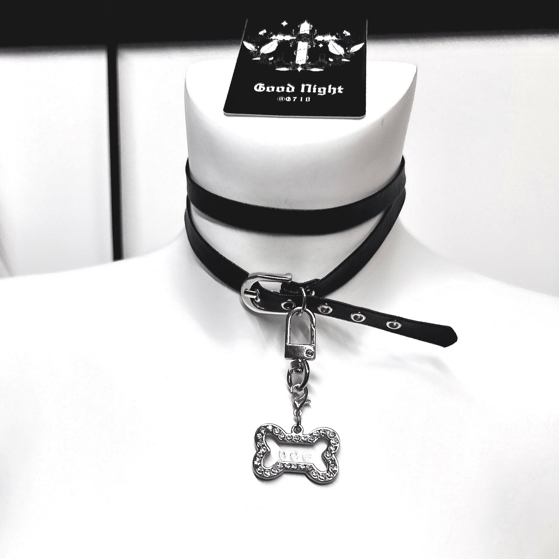 No 707 Original Design［Heart Pet］SM Master Servant Niche Culture Collar Choker Training Daily Accessories