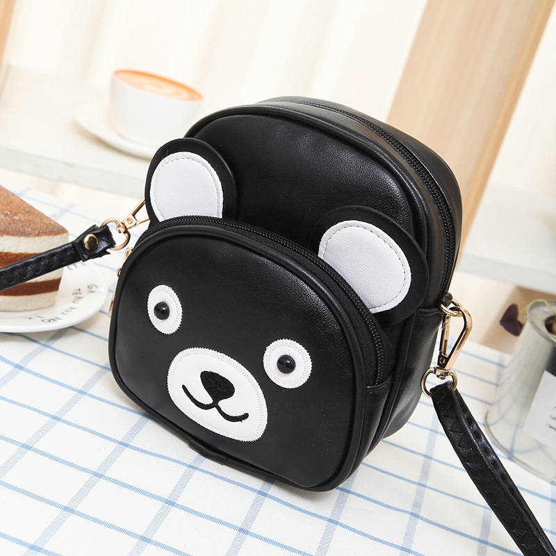 Mini nhỏ Meng hai mens túi vai bé vịt ba lô nhỏ 0-1 năm trẻ em schoolbag cũ động vật trong lớp.