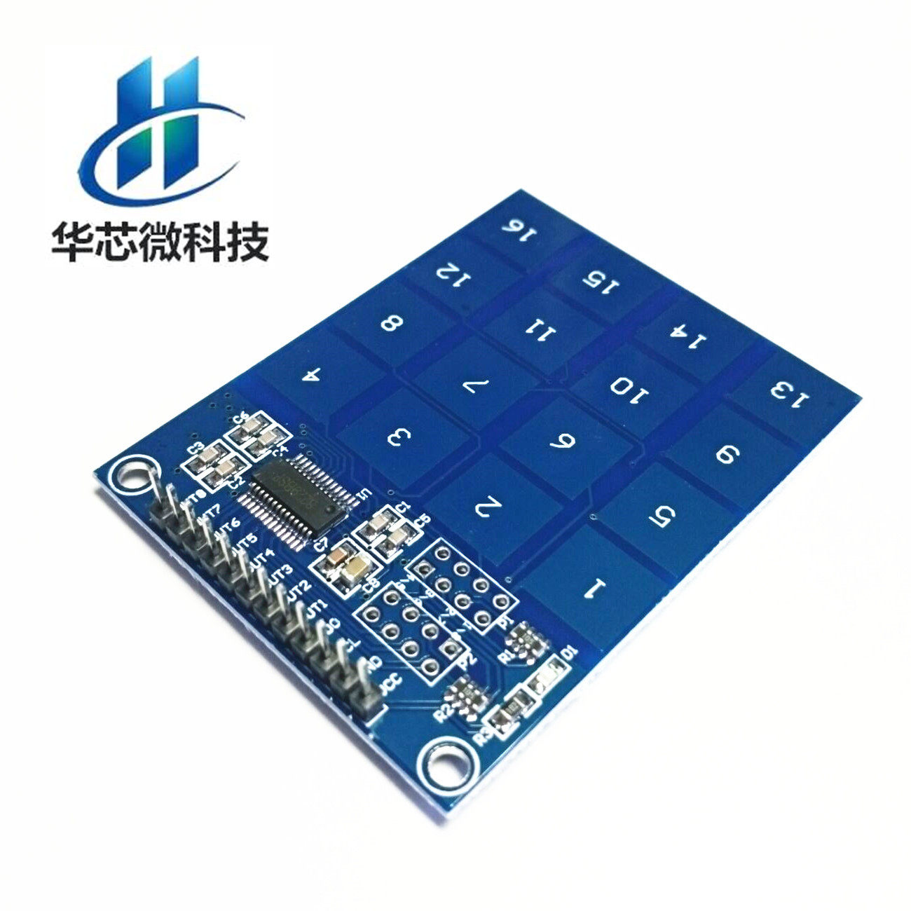TTP229 16路 电容式 触摸开关 数字触摸传感器 模块