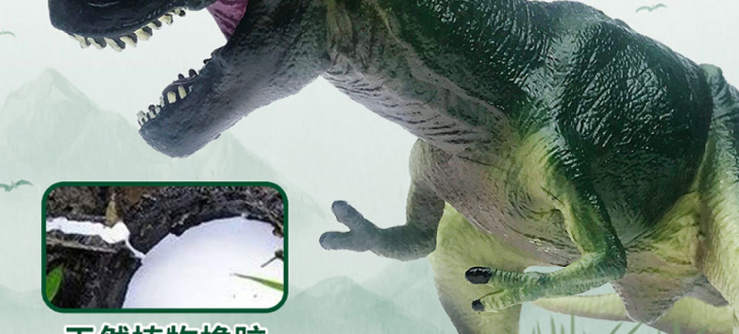 Trẻ em Khủng long Quá khổ Đồ chơi Trứng Nhựa Mô phỏng Động vật Tyrannosaurus Rex Mô hình Cậu bé Đặt Thế giới kỷ Jura - Đồ chơi gia đình bộ xếp hình lego
