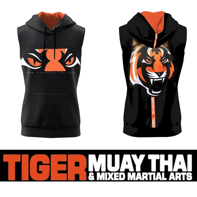 MMA/UFC таиланд тигр Кулак обучение Подавая Tiger Muay Thai черный даже шапка свитер