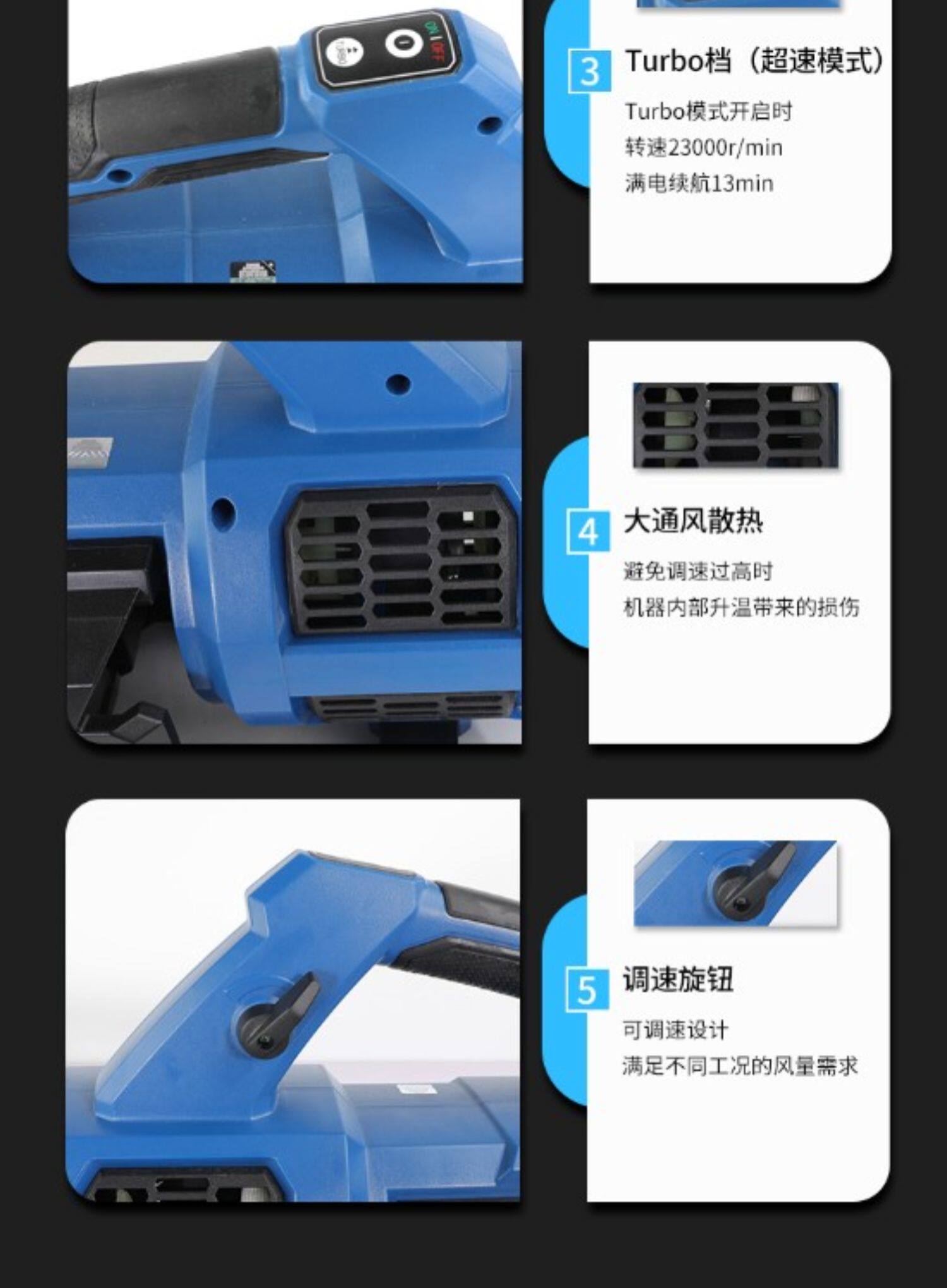 Пылеуловитель 东成官方旗舰店无刷锂电鼓风机吹风机工业级强力除尘机充电吹雪机 3409432