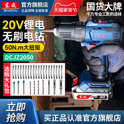 Dongcheng 20V Brushless Electric Drill Electric Screwdriver For Home Electric Switch Hand Drill 2050 Lithium Electric Electric Hand Drill Screwdriver