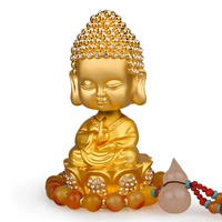 Shake Head Buddha Gold+{Beads Agate тыквы