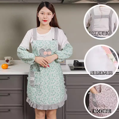 围裙厨房家用2025新款防水防油