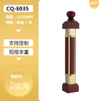 Armrest Railings Post Modern Simplicity New Chinese Home Interior Decoration Aluminum Alloy Stairway Manufacturer Direct