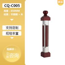 Stainless Steel Stairway Armrest Guard Rail Start Column Floating Window Balcony Start Column General Post Stairway Armrest Customizable