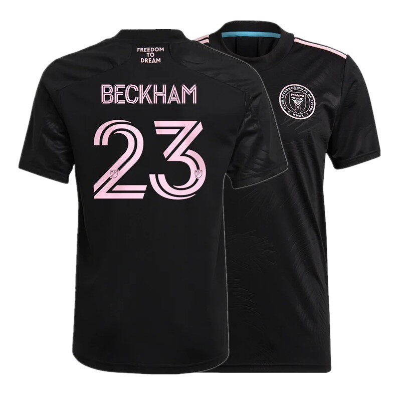 Mens Inter Miami David Beckham Black 2021 Soccer Jersey