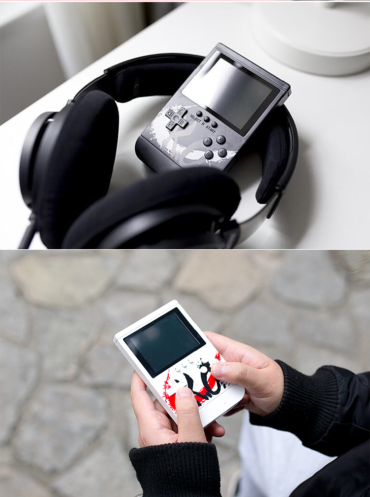 Lắc mạng cầm tay trò chơi cầm tay màu đỏ sạc cảm giác kho báu retro cổ điển cầm tay phiên bản kép điện thoại di động fc cầm tay - Bảng điều khiển trò chơi di động máy chơi game cầm tay sony