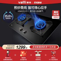 Huadi gas stove dual stove i10052B household embedded stove Energy-saving gas stove Natural gas liquefied gas