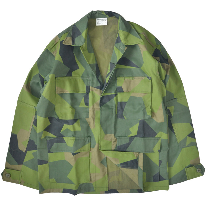 American classic BDU training uniform uniform tactical tooling jacket outdoor loose casual top 4 pocket military fans