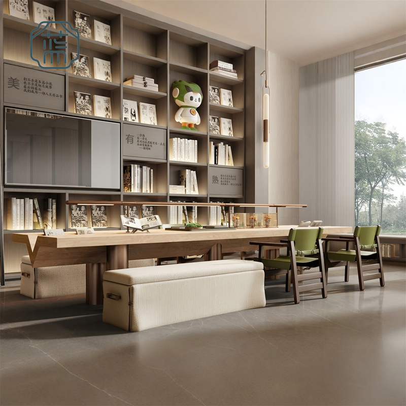 Hotel Lobby Table, Library Desk, Mezzanine Table, Cafe Lounge Area, Sales Office Reading Table and Chair Set Hotel Lobby Table, Library Desk, Mezzanine Table, Cafe Lounge Area, Sales Office Reading Table and Chair Set