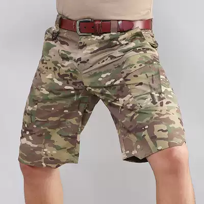 Summer camouflage short pants men's tactics outdoor tooling five-point pants quick-dry military fans shorts combat training suits multi-pocket pants