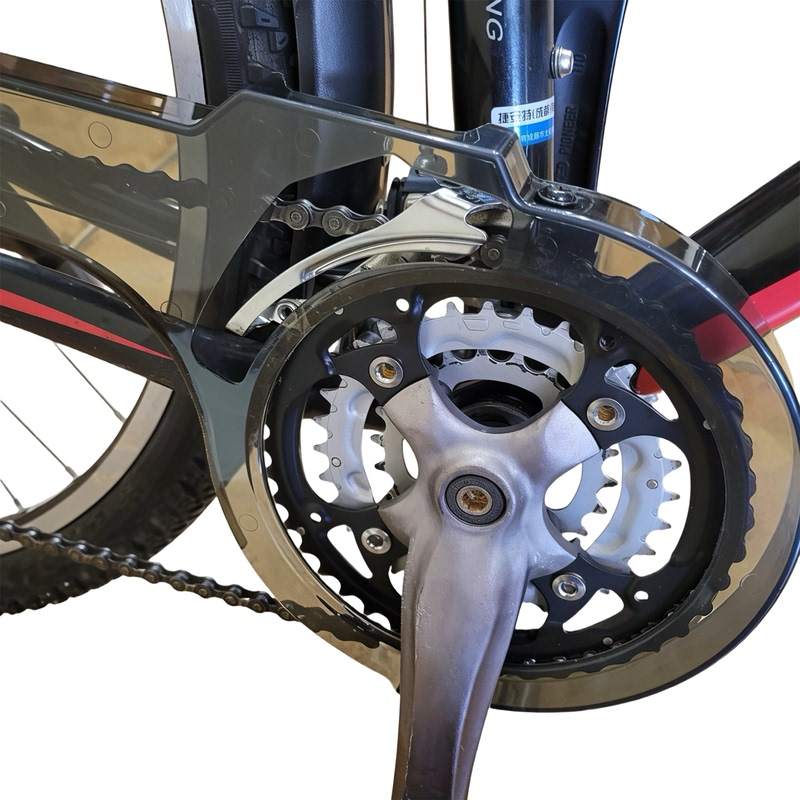 Mountain Bike Three-Layer Chainring Suitable for 42-46 Tooth Transmission Chainring Protection Cover Bicycle Chain Cover Road Chain Cover