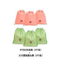 3 среднего оленя+3 крупных темно -зеленого кошачьего орела