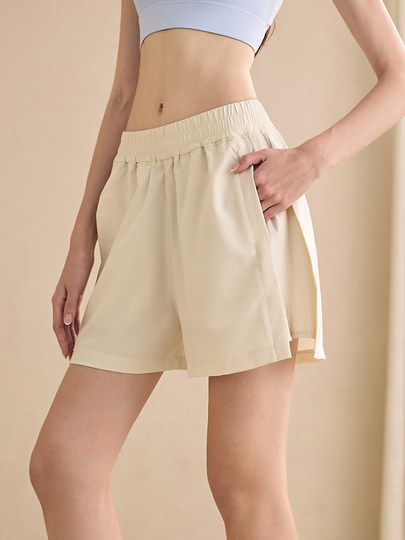 Daddect Loose Quick-Drying Sports Shorts for Women 2025 New Fitness Mid-Length Pants Running Yoga Three-Quarter Pants Summer